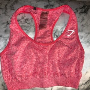 pink gymshark bra